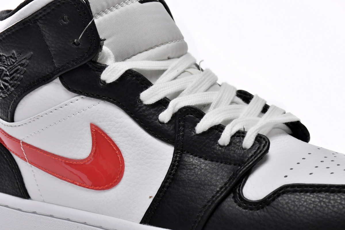 Jordan 1 Mid Alternate Swooshes Red Yellow BQ6472-063