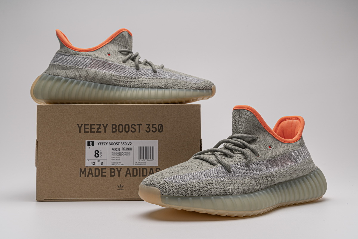 adidas Yeezy Boost 350 V2 Desert Sage Real Boost FX9035