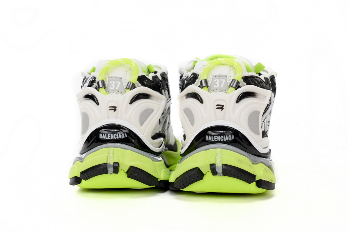 Balenciaga Runner Black white and Yellow 677402 W3RBP 1093