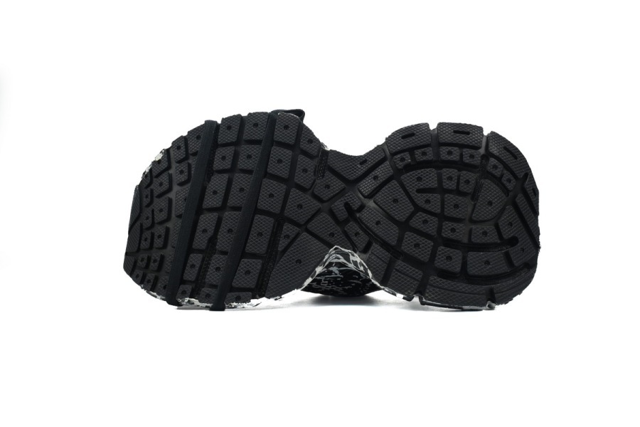 Balenciaga 3XL Sneaker in Black Graffiti 734731 W3XDC 0236