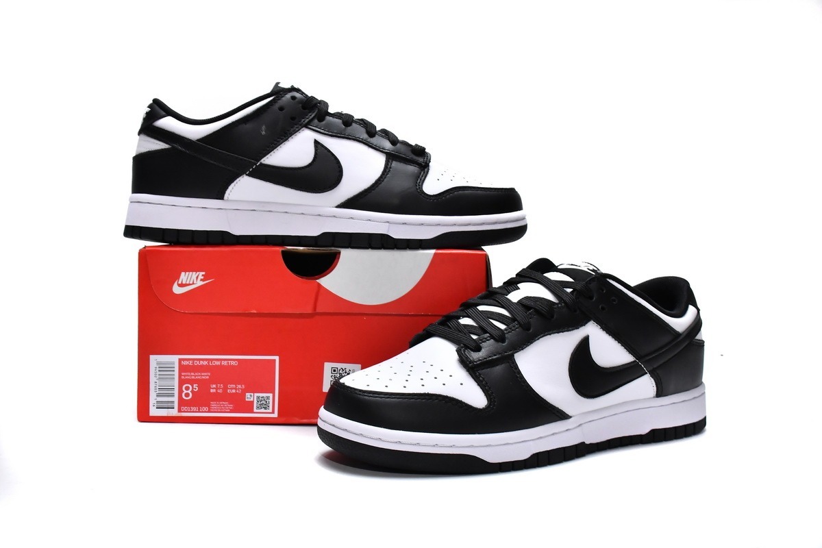 Nike Dunk Low Retro Panda Black White DD1391-101