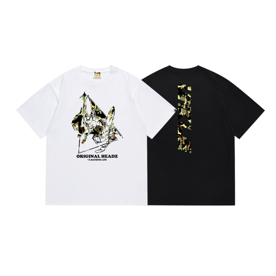 BAPE x UNKLE POINTMAN Logo T-shirt White/Black 131