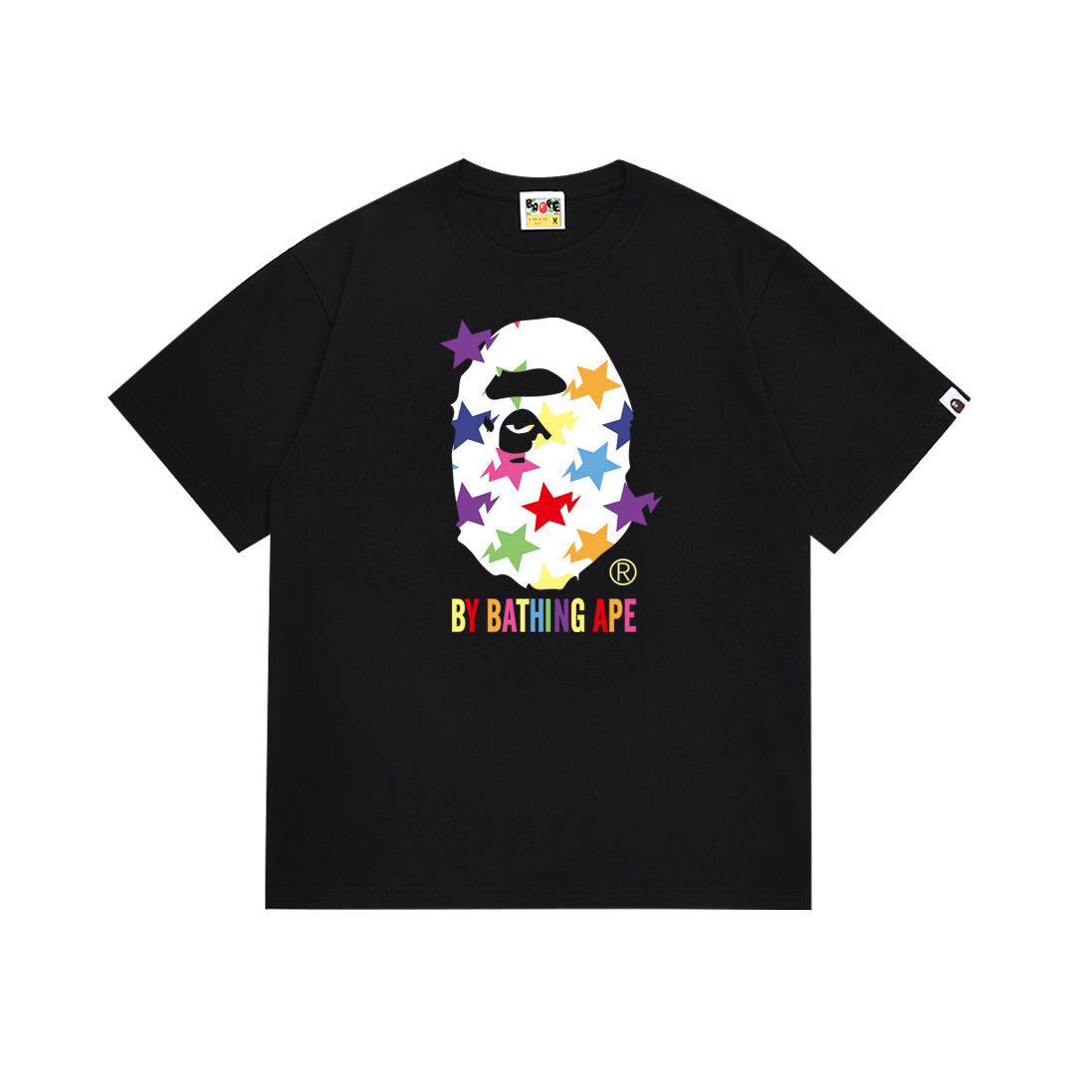 BAPE Bicolor College T-shirt White/Black 134