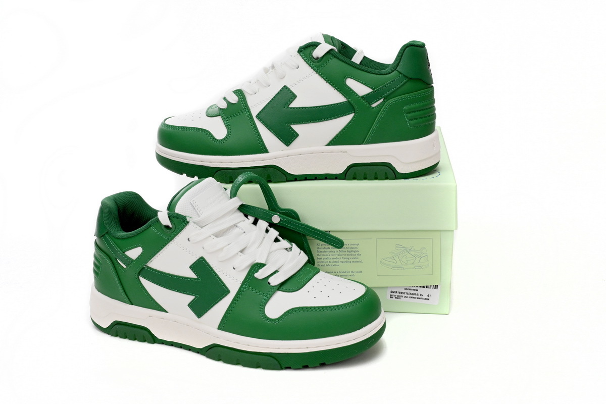 OFF-WHITE Out Of Office Green OMIA189 C99LEA00 10155