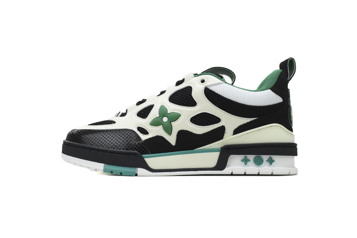 Louis Vuitton Skate Sneaker Green Black White