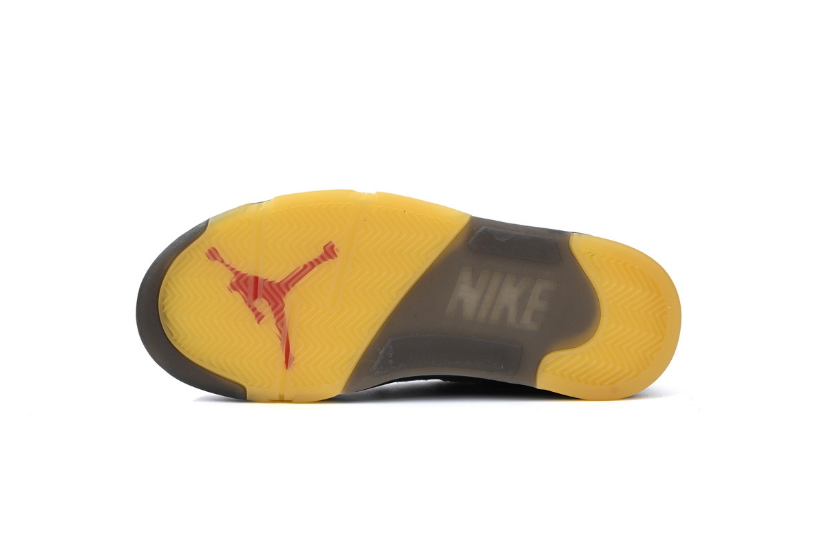 OFF-WHITE x Air Jordan 5 Grey Muslin CT8480-001