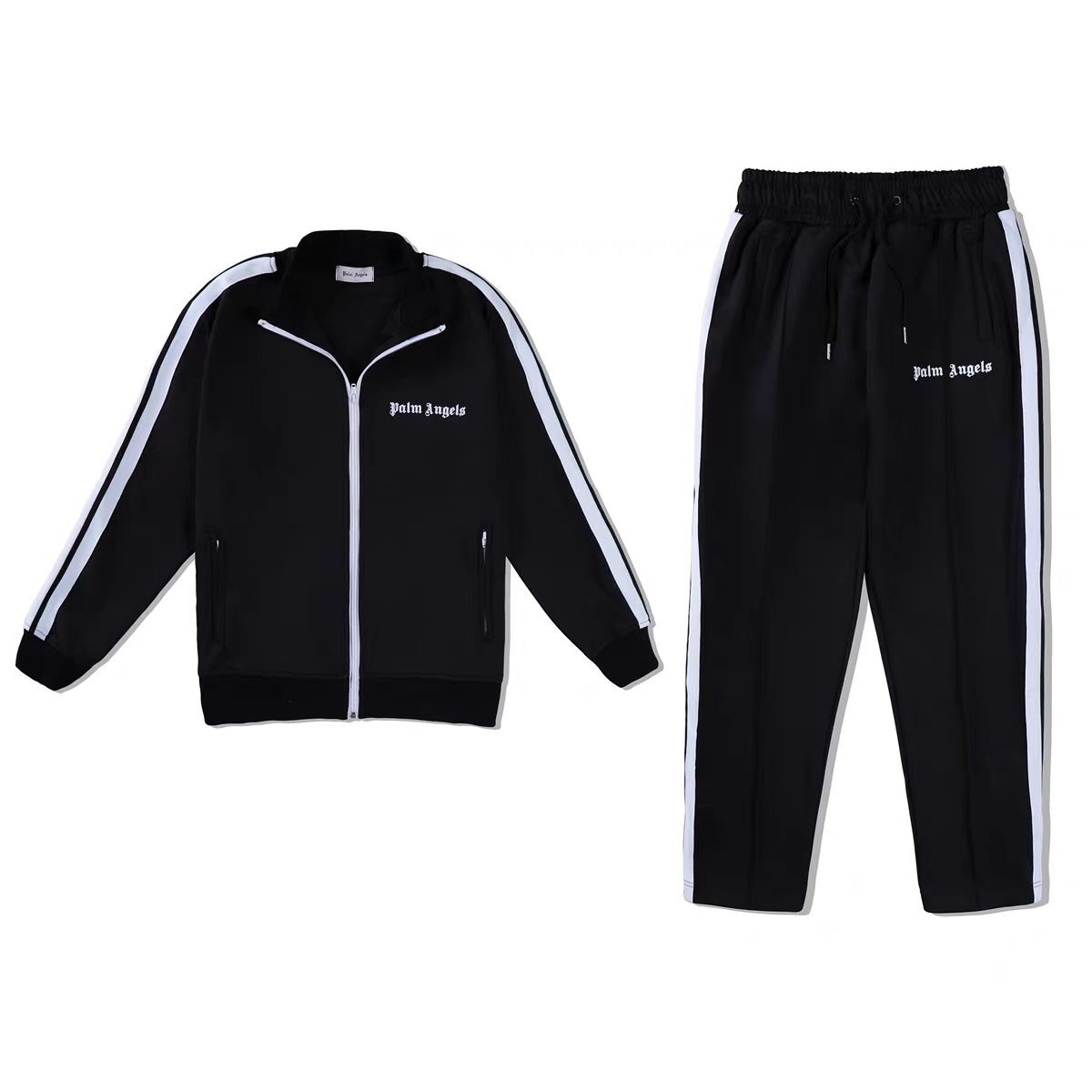 Palm Angles Hoodie Tracksuit Black