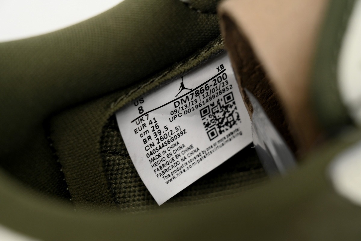 Travis Scott Air Jordan 1 Low OG Olive DM7866-200