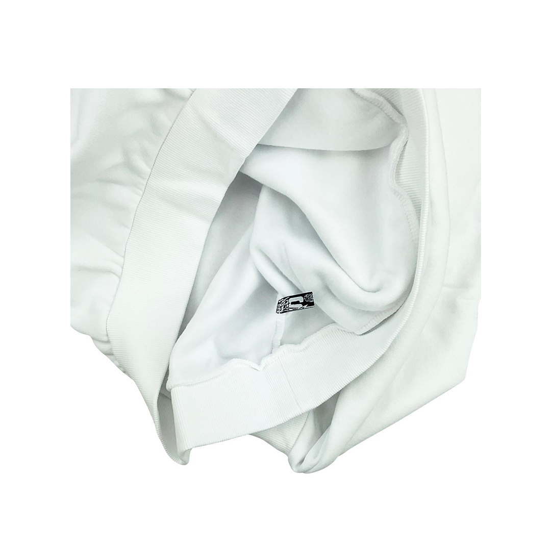 Sp5der OG Rhinestone Logo Hoodie White