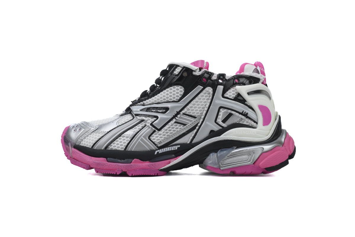 Balenciaga Runner Silver Red 677402 W3RB2 9155