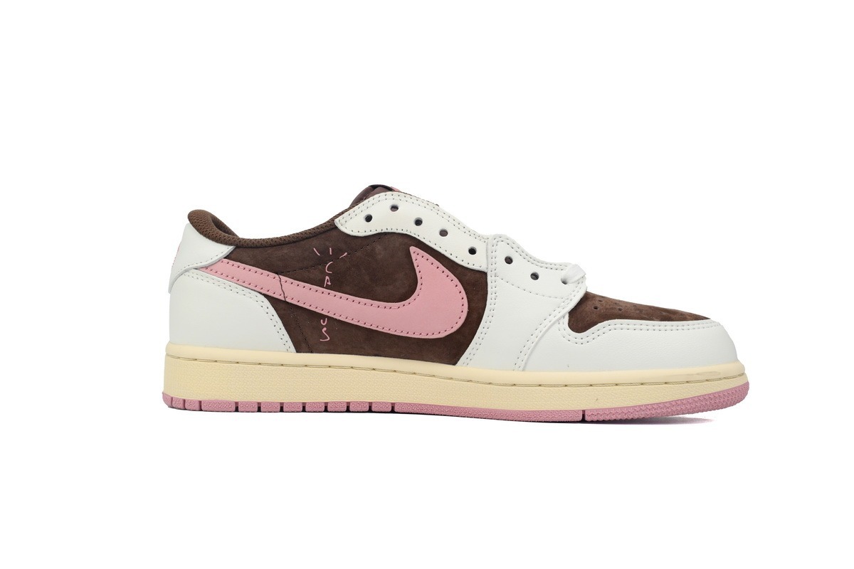 Travis Scott x Air Jordan 1 Low OG SP Dark Pony Pink DZ4137-206