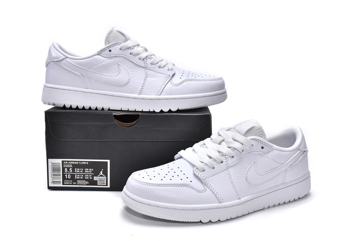 Air Jordan 1 Low Golf Triple White DD9315-101