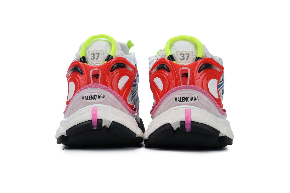 Balenciaga Runner White Blue Red 677402 W3RB6 9645