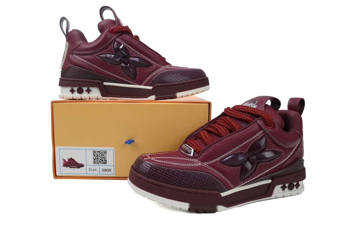Louis Vuitton Skate Sneaker Wine