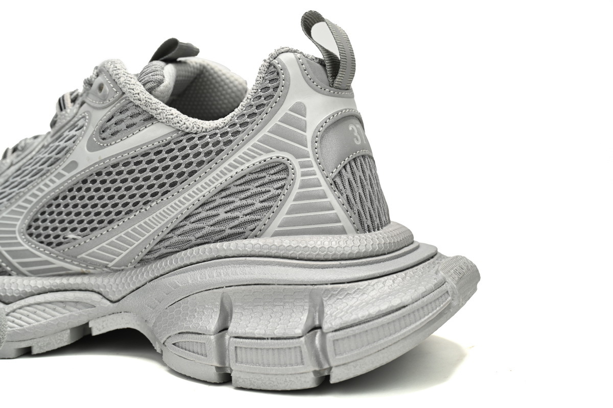 Balenciaga 3XL Sneaker in Silver Light Gray 734731 W3XLR 1281