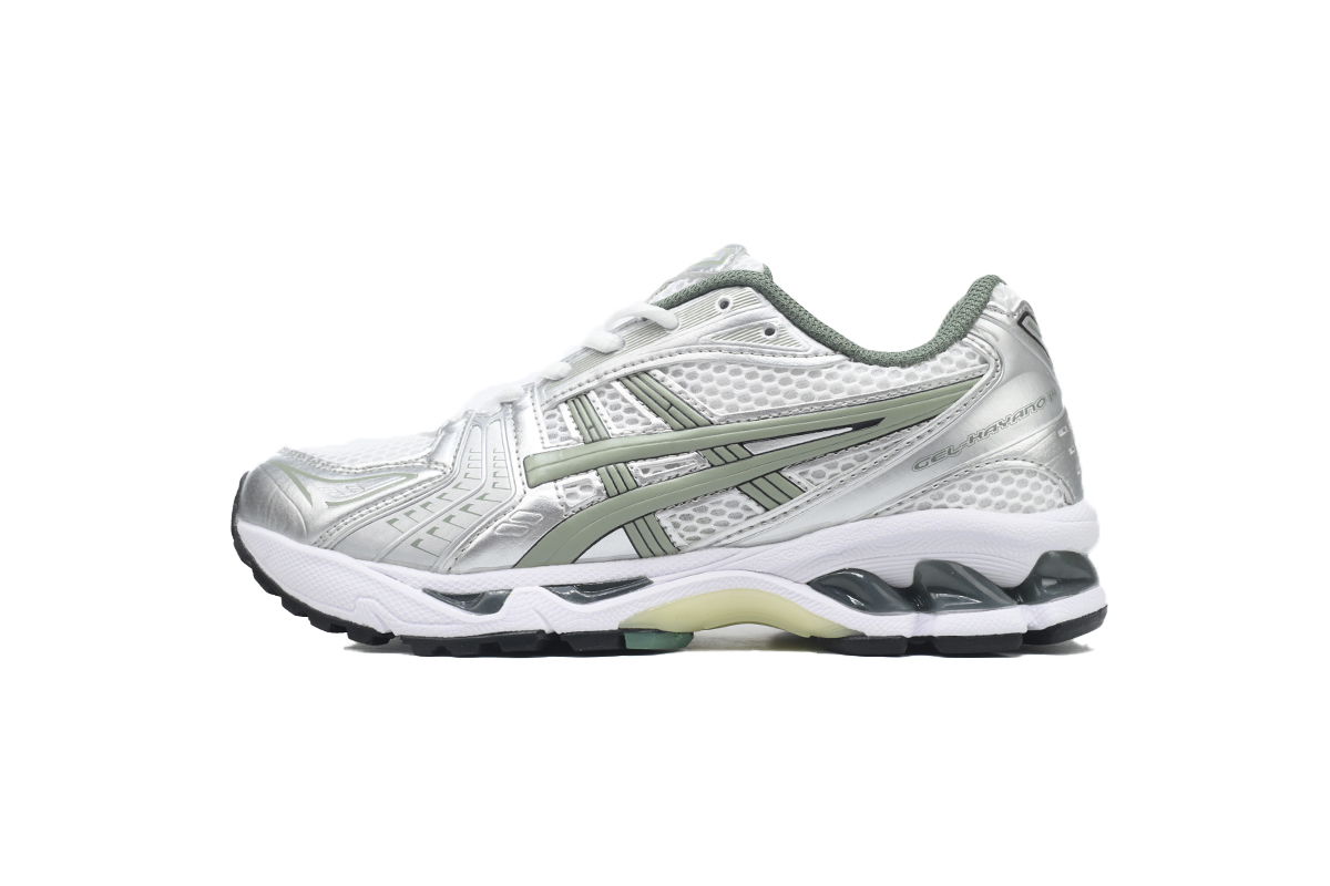 ASICS Gel-Kayano 14 White Pure Silver Slate Grey Sage 1201A019-107