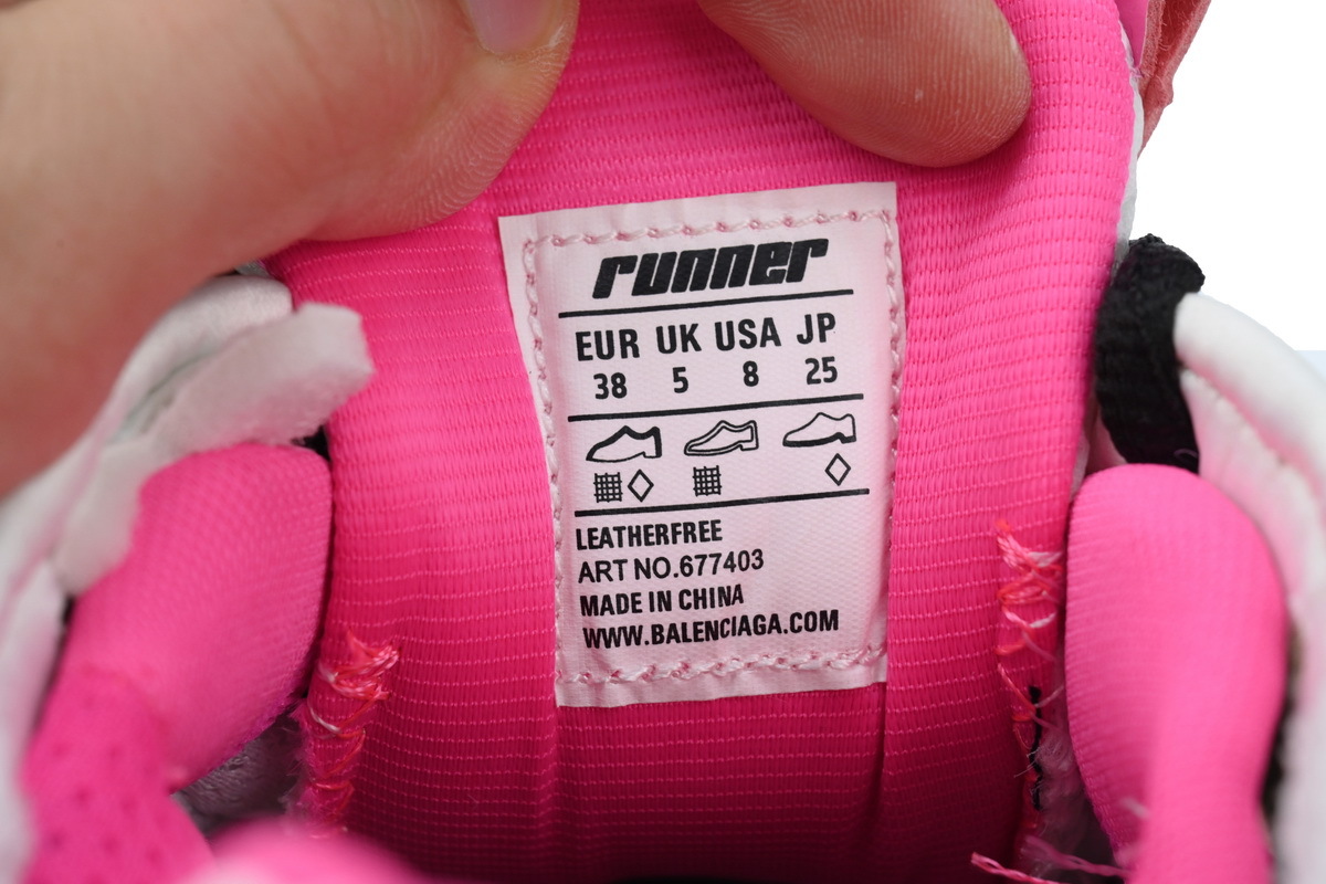 Balenciaga Runner Silver Red 677402 W3RB2 9155