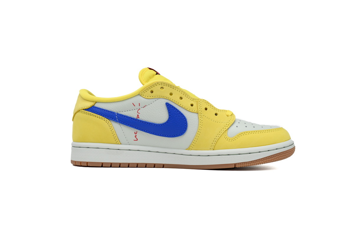 Travis Scott x Air Jordan 1 Low OG Canary DZ4137-700