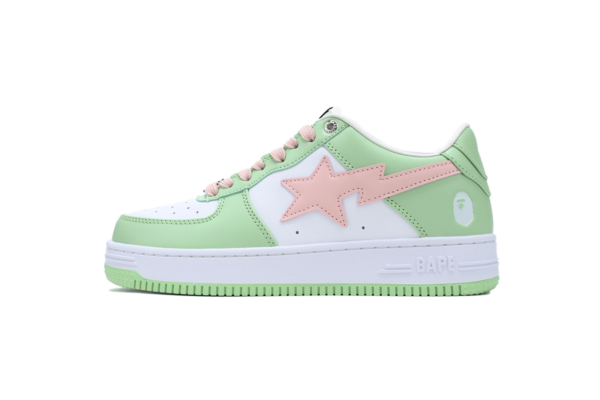 A BATHING APE Bape STA Green Pink 1H70-191-055