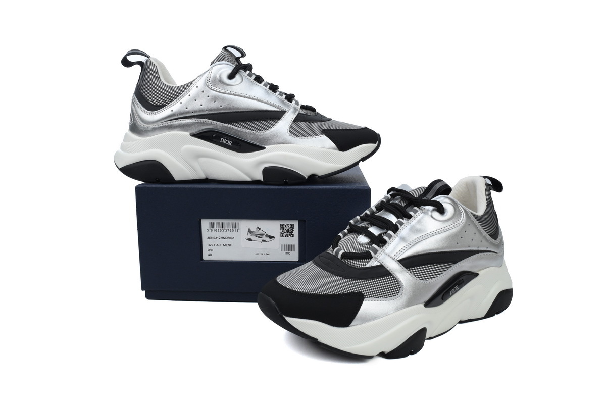 Dior B22 Silver Black 3SN231YIY_H169