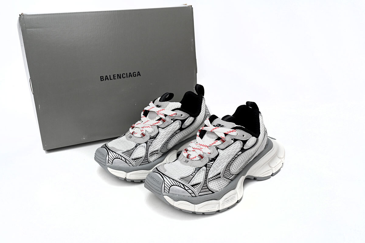 Balenciaga 3XL Sneaker in Red Grey 734733 W2RB5 2801