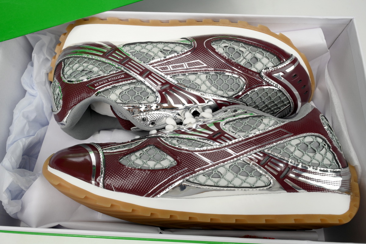 BOTTEGA VENETA Orbit Sneakers Wine Red