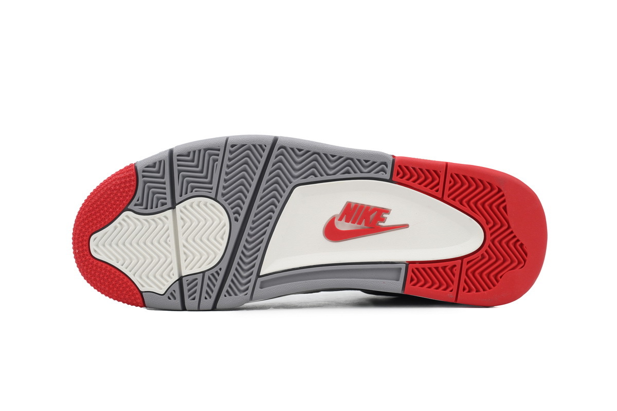 Air Jordan 4 Bred Reimagined Black Red Sneaker FV5029-006