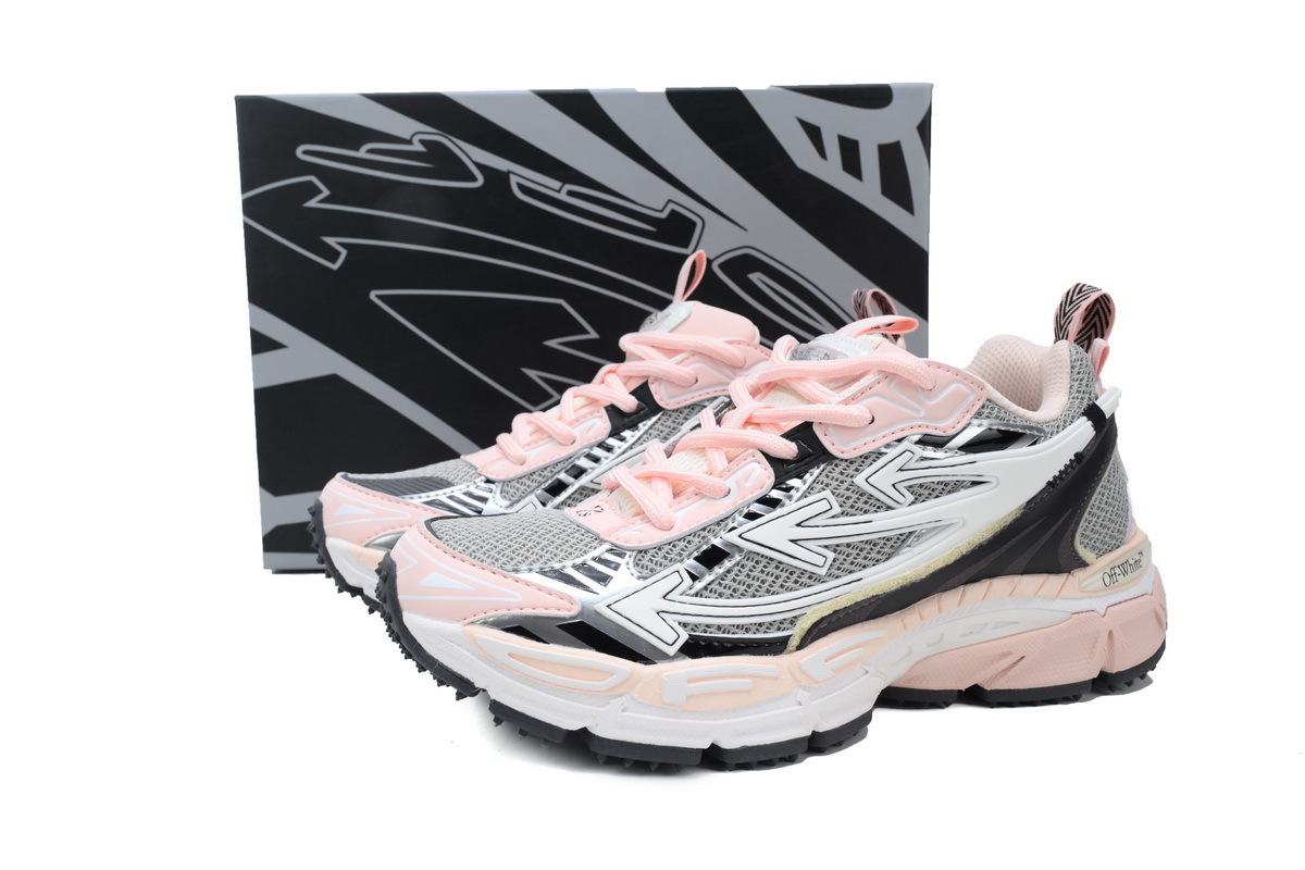 OFF-WHITE Be Right BacK Out Of Pink White