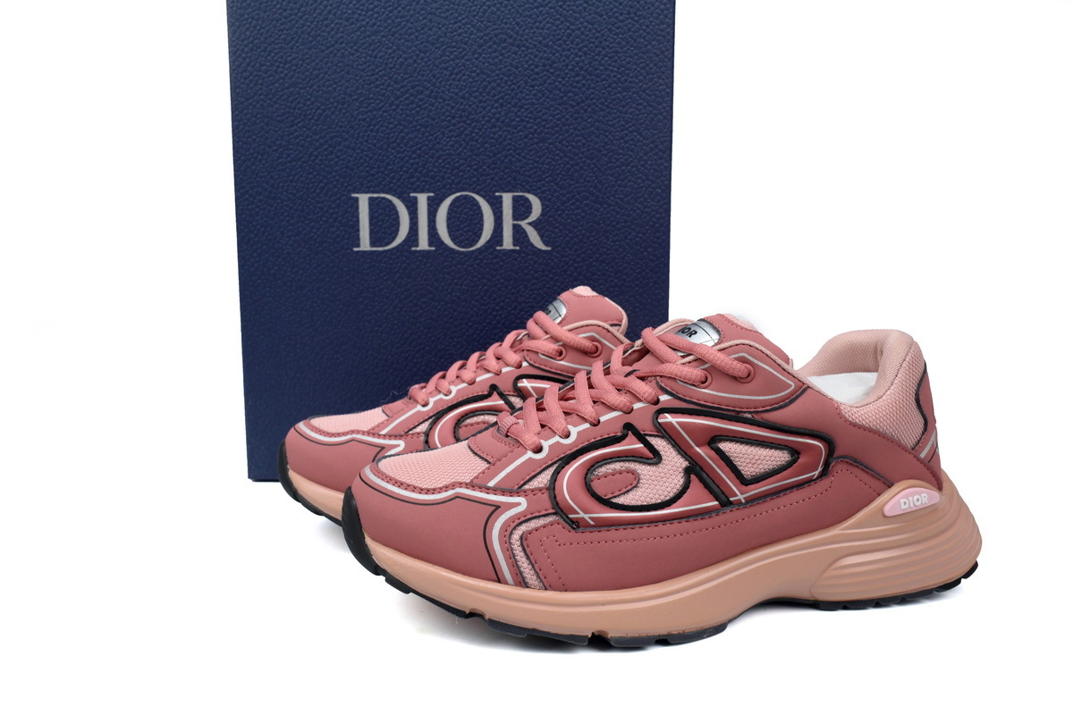 Dior Light Grey  B30 Sneakers Pink 3SN27ZIR-16536