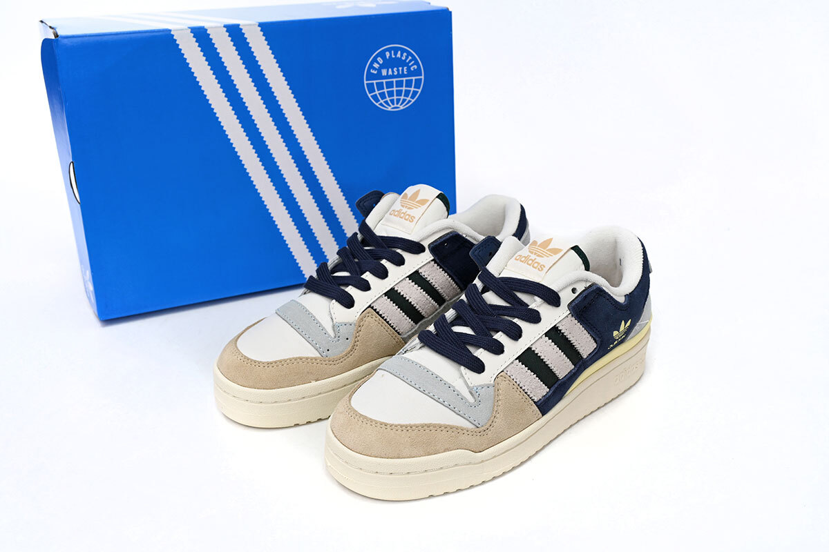 Atmos x adidas Forum Low Gray blue Brown GW4332