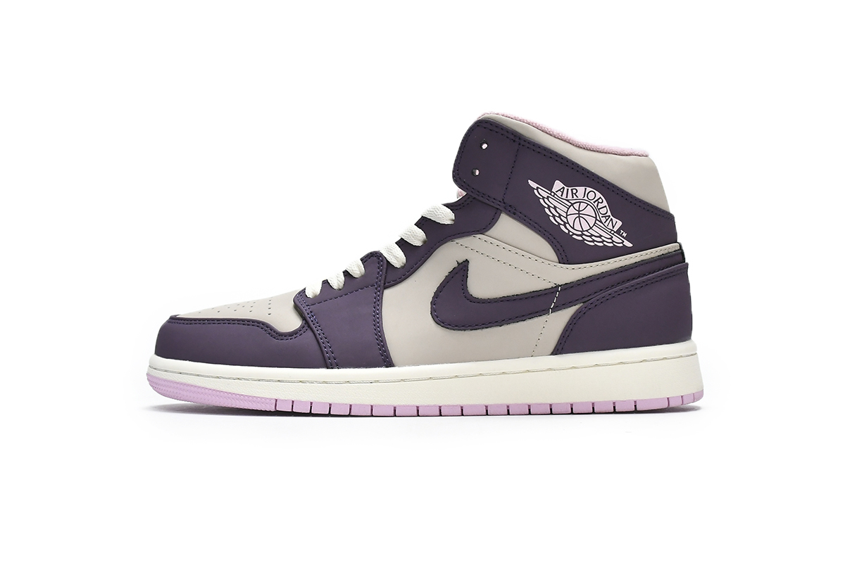 Air Jordan 1 Mid GS Pro Purple 555112-500