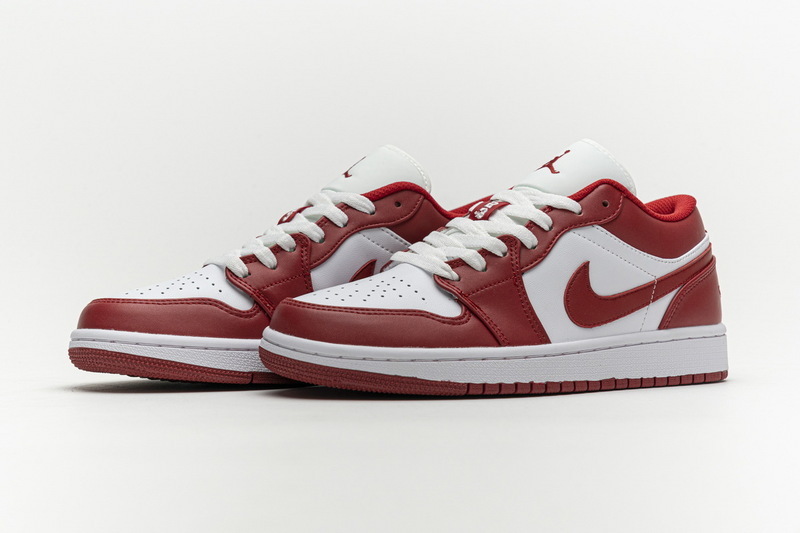 Jordan 1 Low Gym Red White 553558-611
