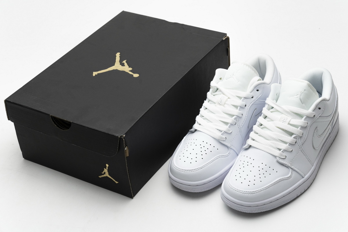 Air Jordan 1 Low White Pure Platnium 553558-130