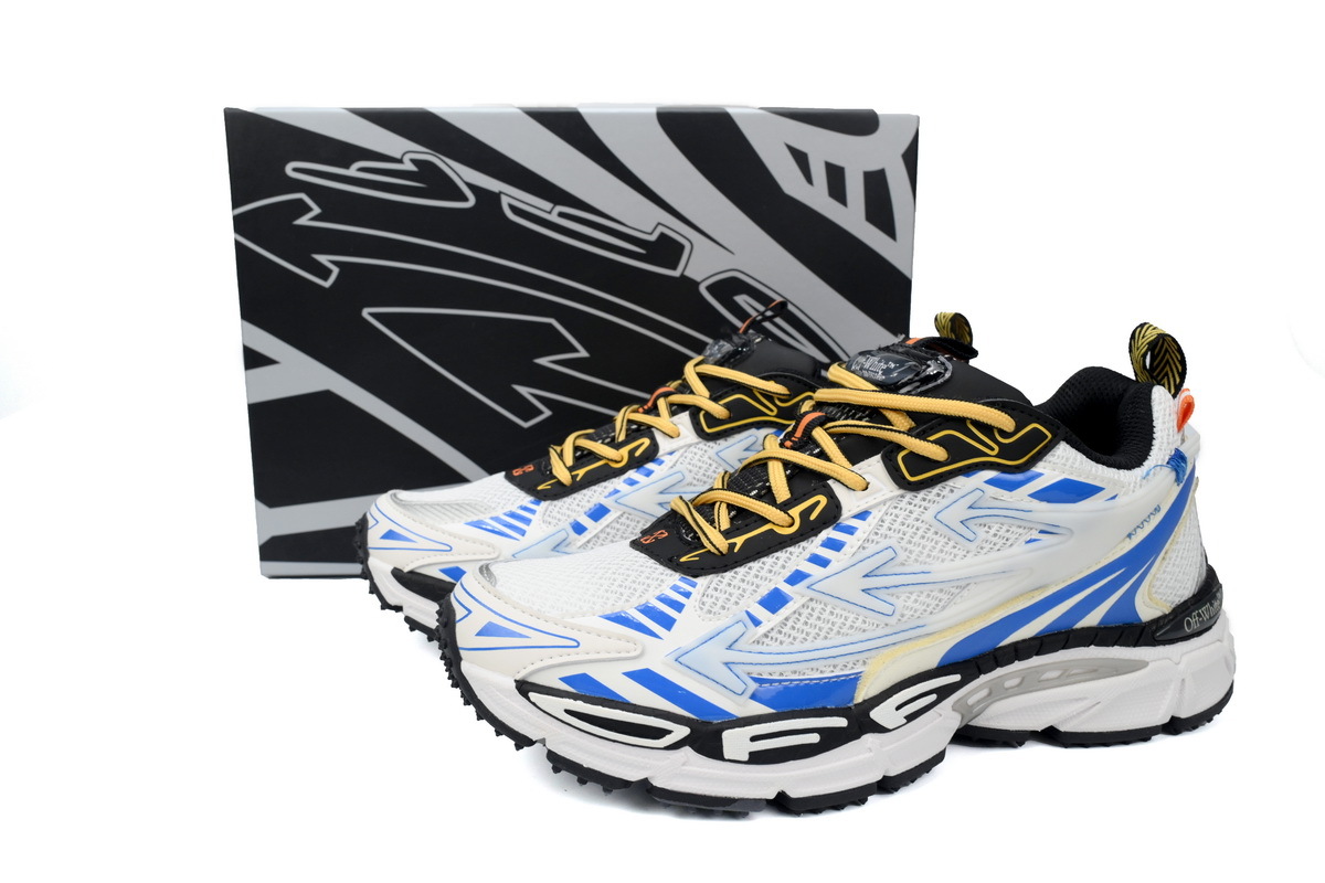 OFF-WHITE Be Right Back Out Of Light Blue and White