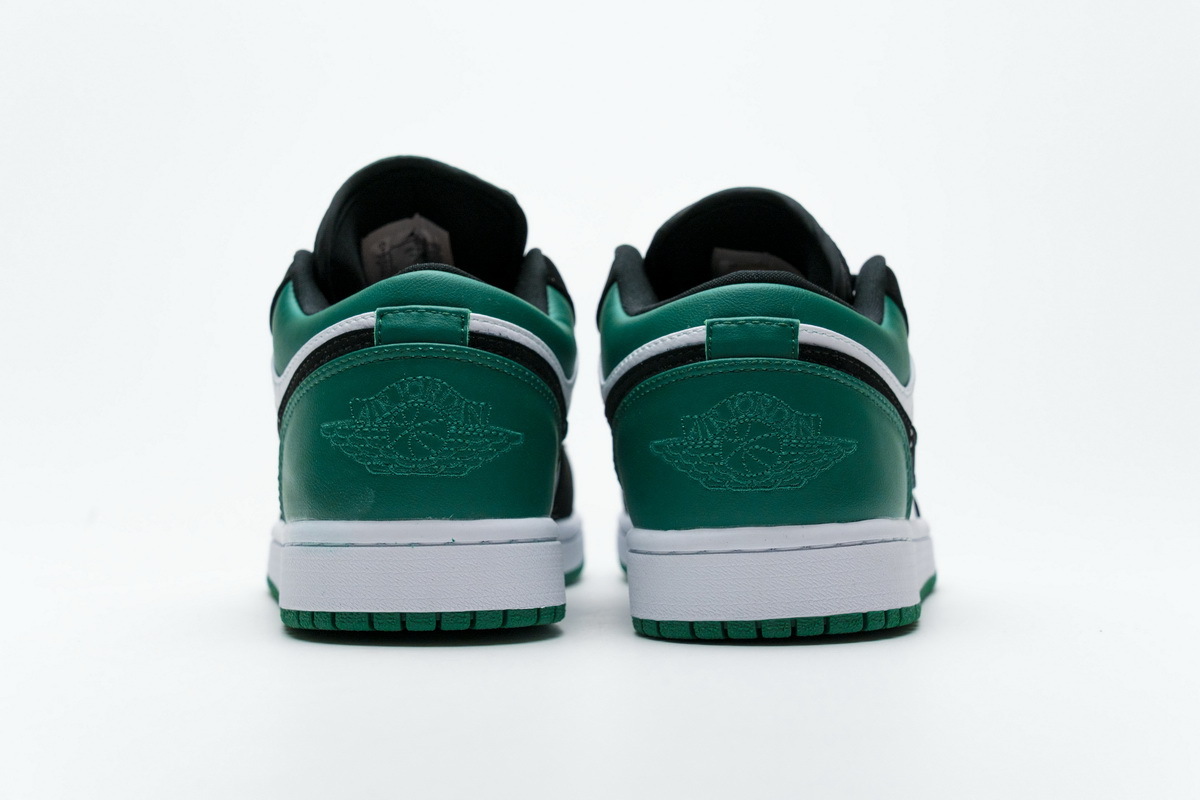 Jordan 1 Low White Black Mystic Green 553558-113