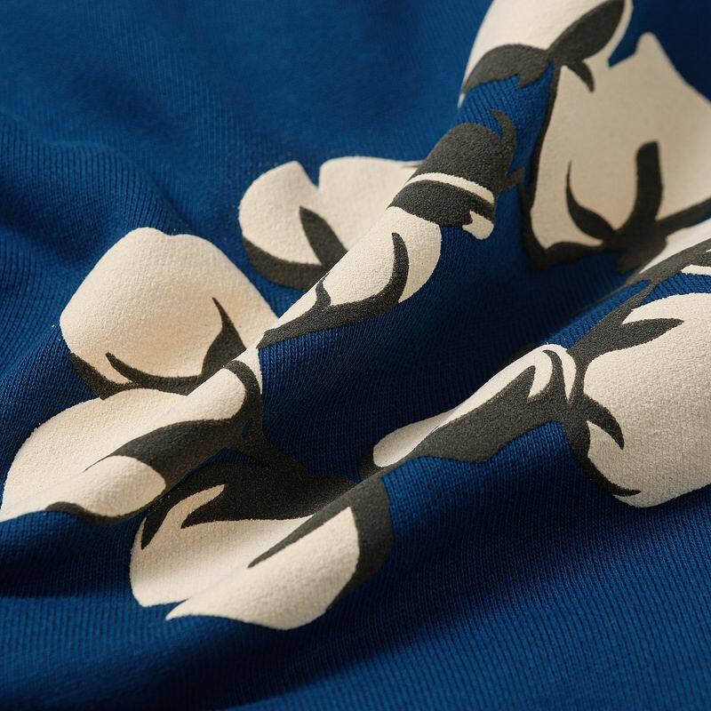 Denim Tears Cactus Tears Wreath Hoodie Blue