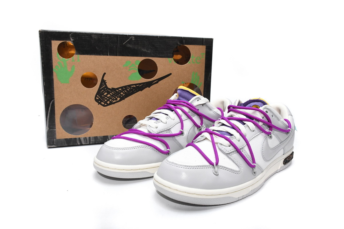 OFF WHITE x Nike Dunk SB Low The 50 NO.28 DM1602-111