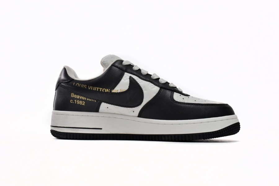 Louis Vuitton Nike Air Force 1 Low By Virgil Abloh White Black