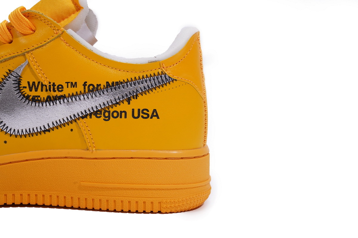 Off-White x Nike Air Force 1 Low University Gold DD1876-700