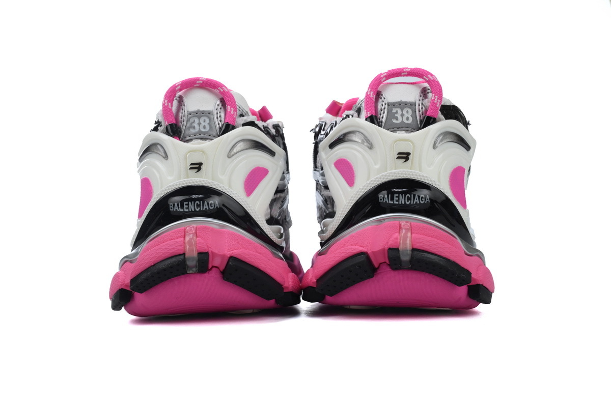 Balenciaga Runner Silver Red 677402 W3RB2 9155