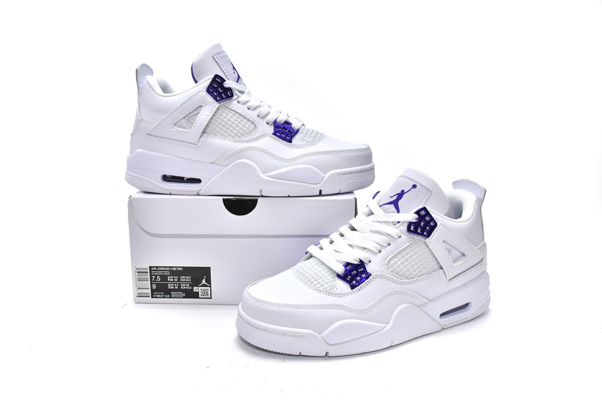 Air Jordan 4 Retro Purple Metallic CT8527-115