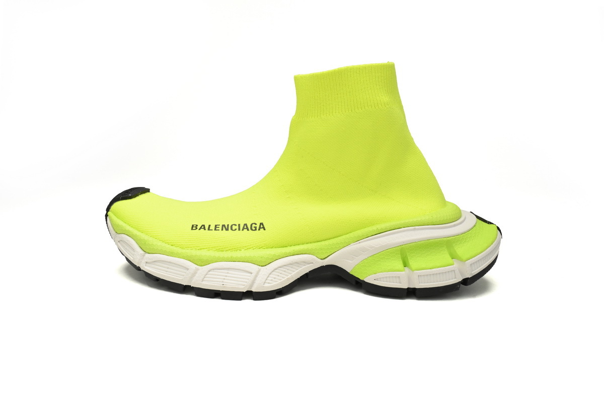 Balenciaga 3xl Sock Triple Sneakers Fluorescent Green