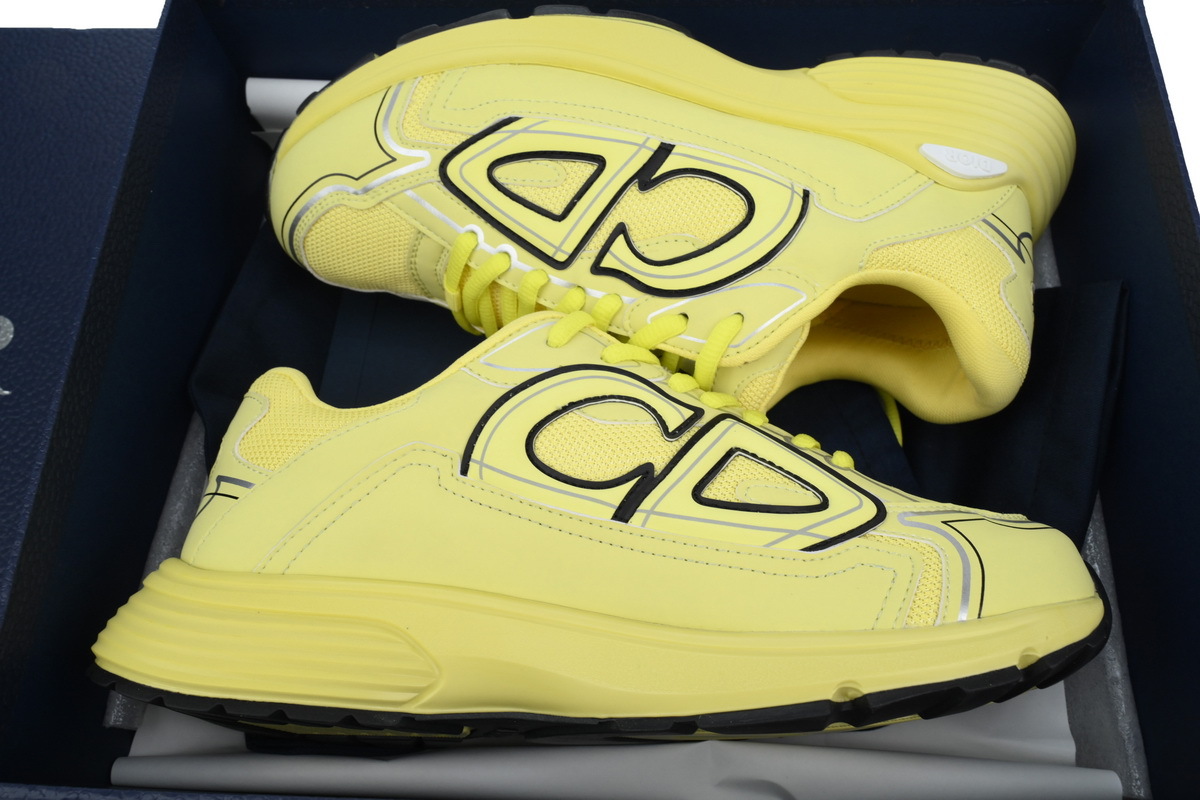 Dior B30 x Stone Island Sneaker Yellow 3SN27ZIR-16536
