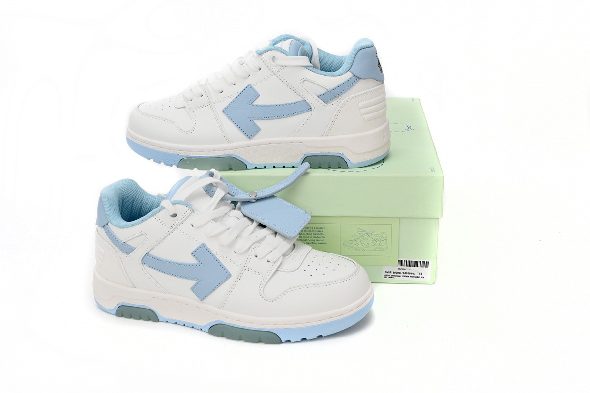 OFF-WHITE Out Of Office Sky Blue And White OMIA189 C99LEA00 10145