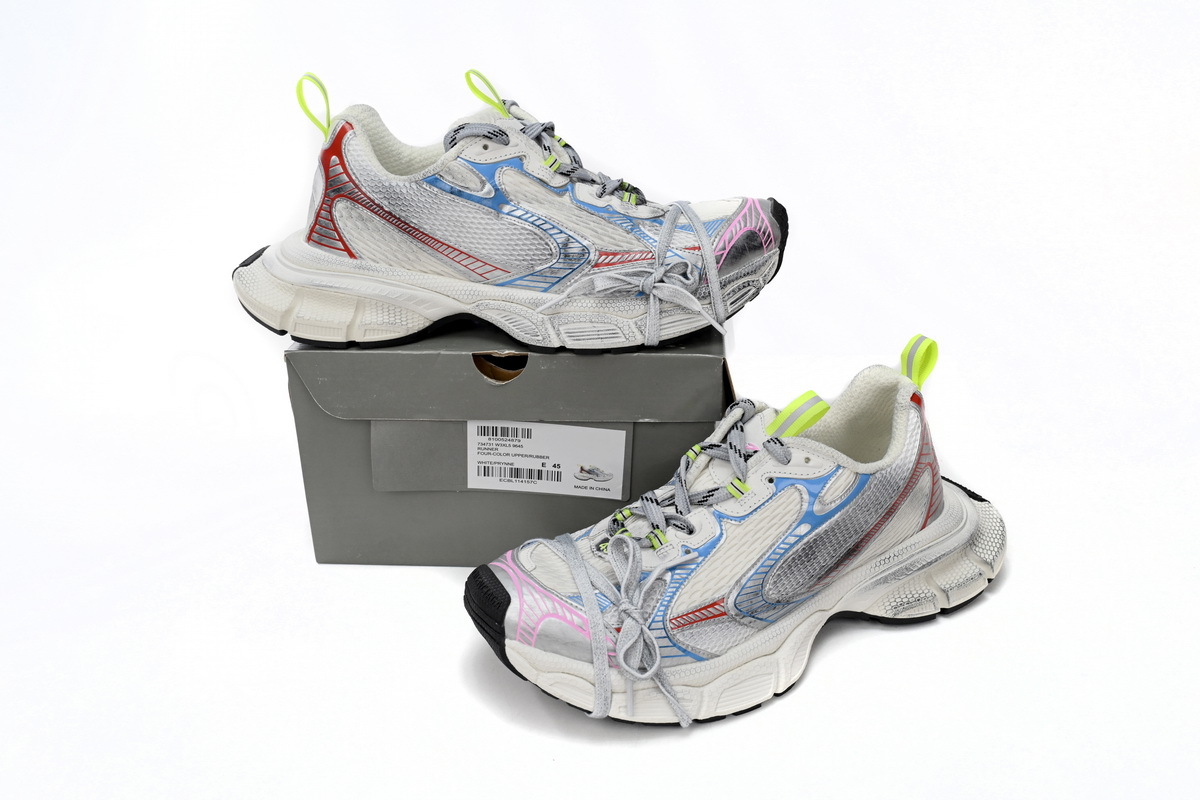 Balenciaga 3XL Sneaker White Multicolor 734734 W3XL5 9645