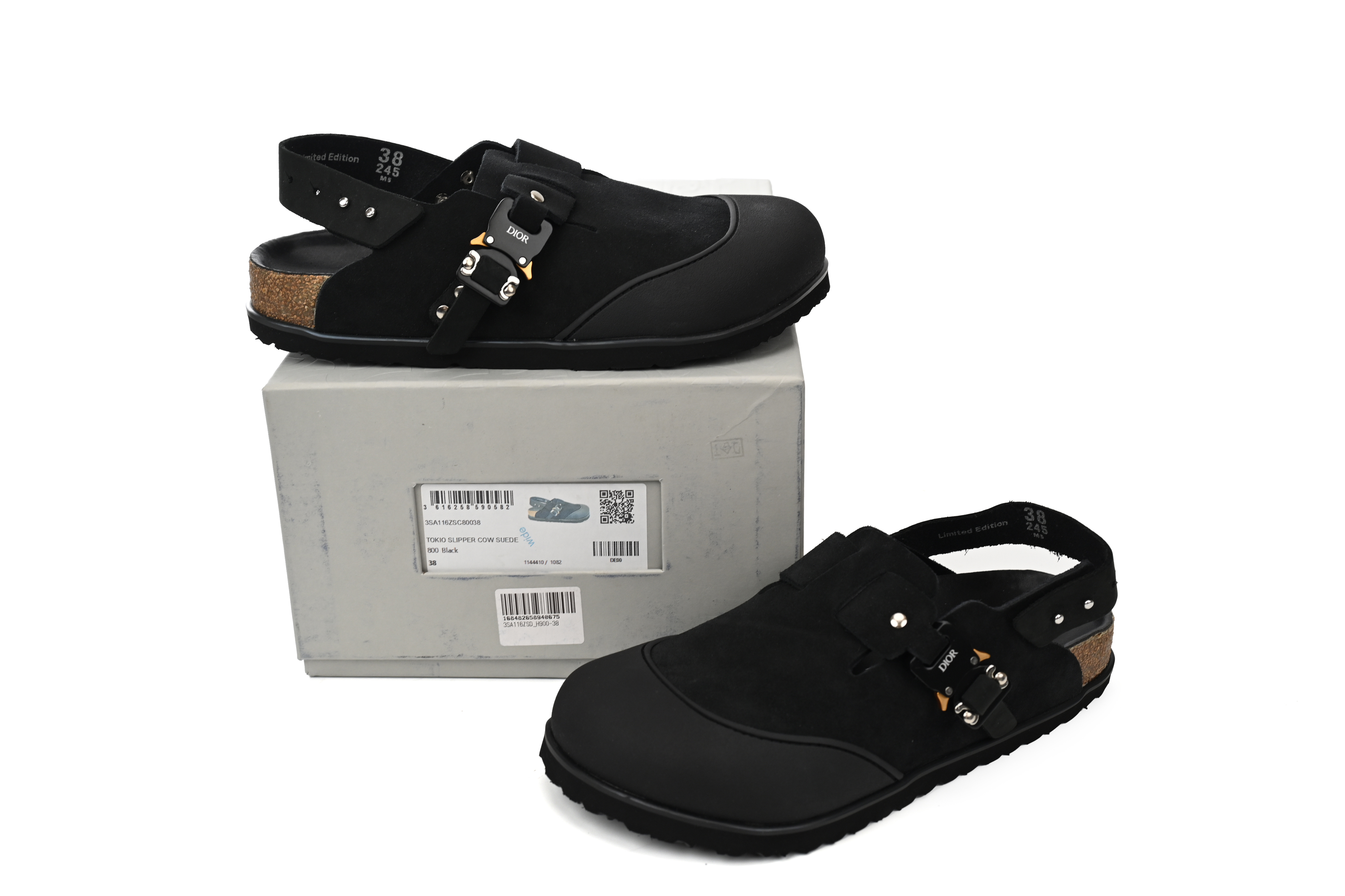 Dior by Birkenstock Tokio Mule Black 3SA116ZSD_H900