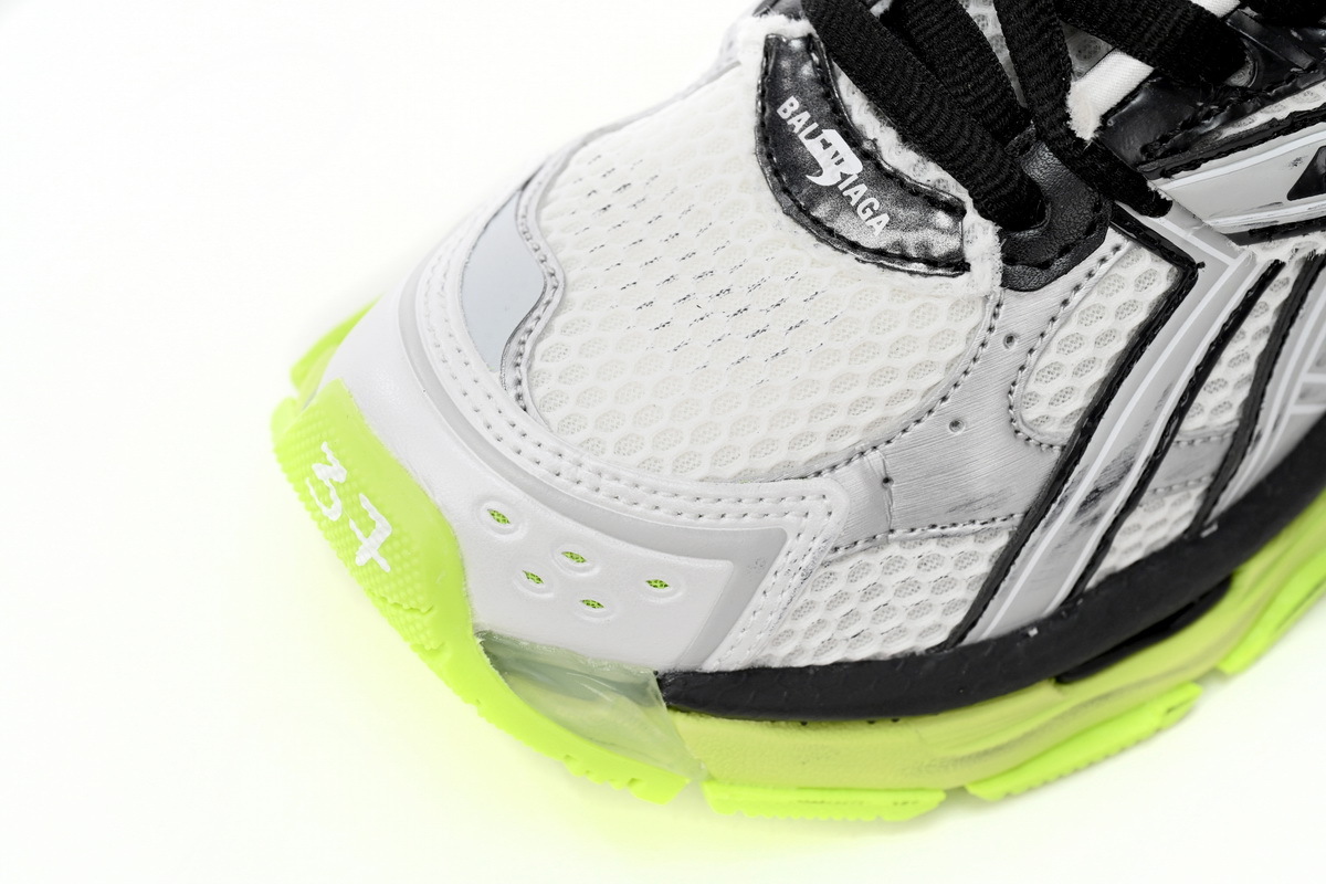 Balenciaga Runner Black white and Yellow 677402 W3RBP 1093