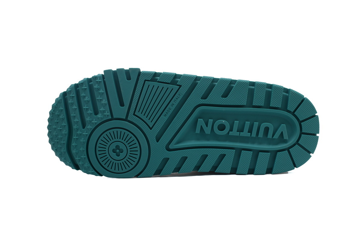 Louis Vuitton Trainer Maxi Sneaker White Green