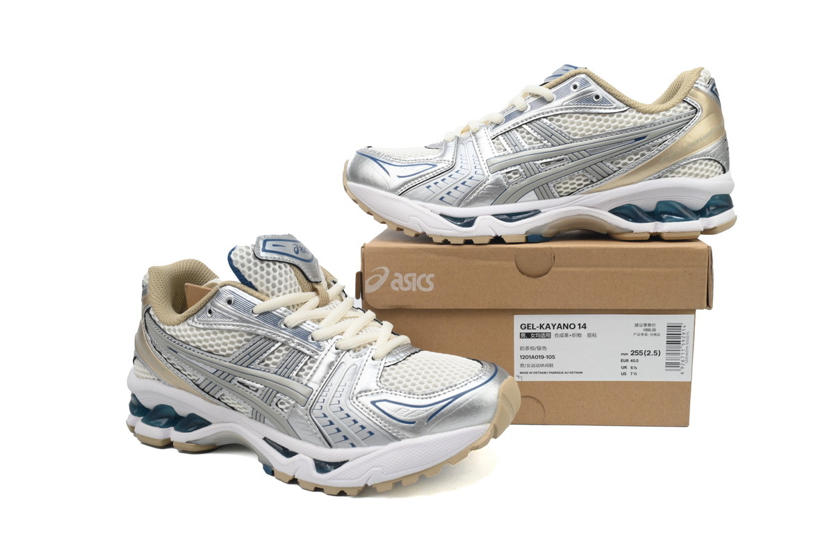 ASICS Gel-Kayano 14 Cream Pure Silver Champagne 1201A019-105