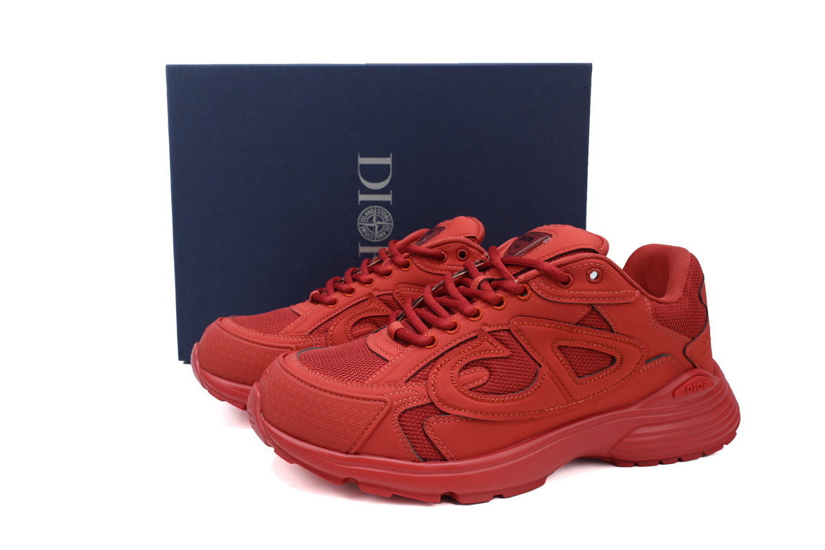 Dior B30 x Stone Island Sneaker Red 3SN279ZAN_H440